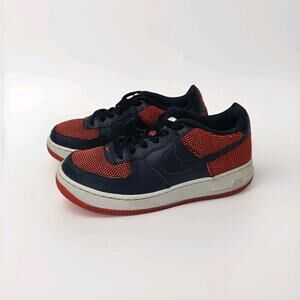 Nike Air Force 1 Premium Crimson Blue Mens 6.5 Or 6.5Y #748981-601
